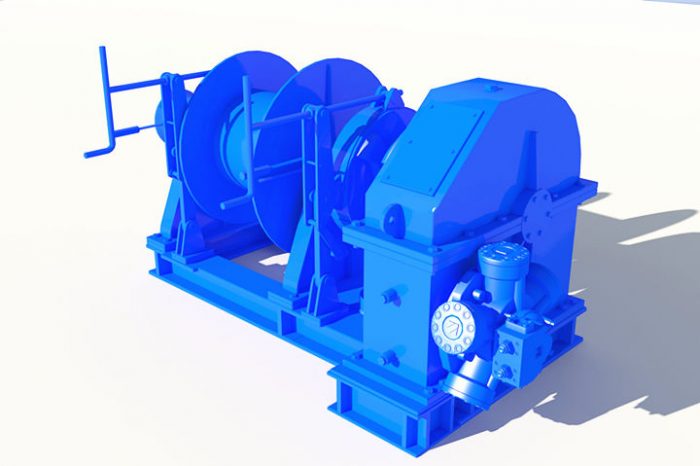 hydraulic marine winch