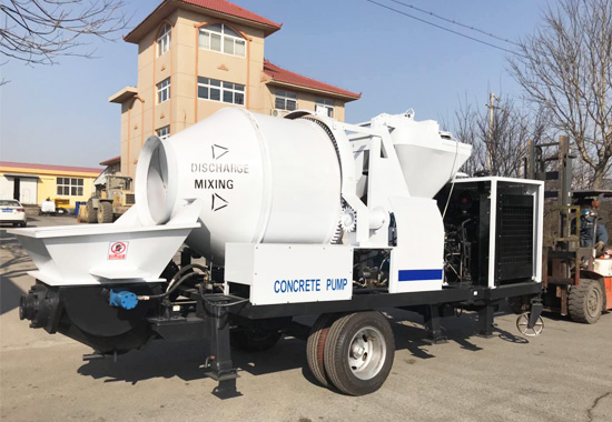 Diesel Concrete Mixer With Pump