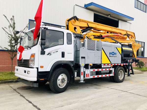 21m concrete line pump truck