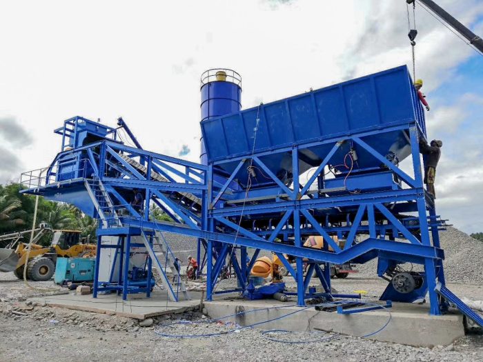 mobile concrete plant price