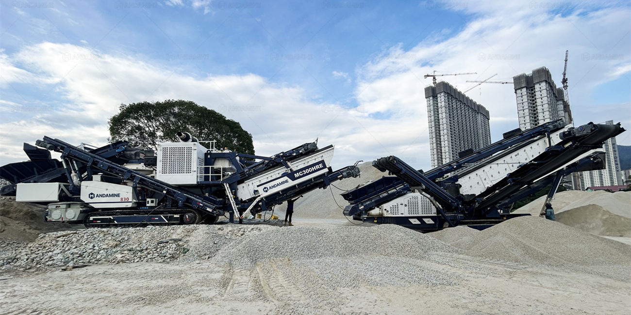 ANDAMINE cobblestone crusher plants
